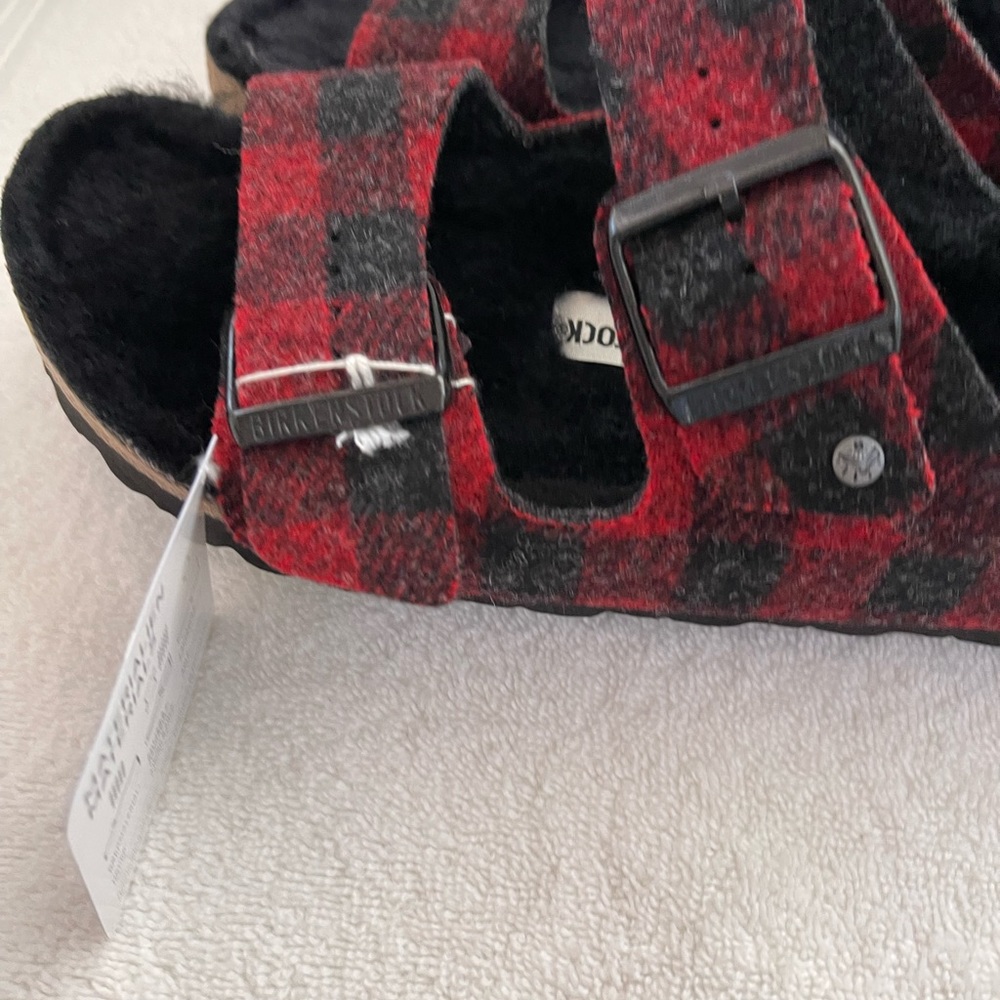 NWT Birkenstock Arizona Shearling Sandal - Picture 6 of 11